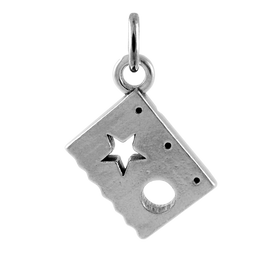 Sterling Silver Stencil Charm