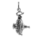 Sterling Silver Genie's Lamp Charm