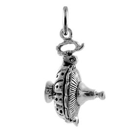Sterling Silver Genie's Lamp Charm