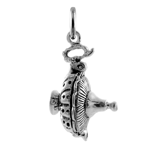 Sterling Silver Genie's Lamp Charm
