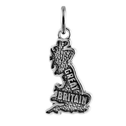 Sterling Silver Britain Charm