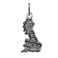 Sterling Silver Britain Charm
