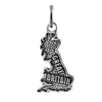 Sterling Silver Britain Charm