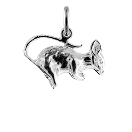 Sterling Silver Mouse Charm