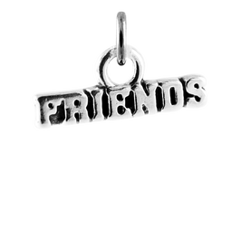Sterling Silver Friends Charm