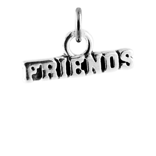 Sterling Silver Friends Charm
