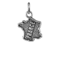 Sterling Silver France Charm
