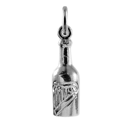 Sterling Silver Beer Bottle Charm
