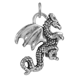 Sterling Silver Welsh Dragon Charm