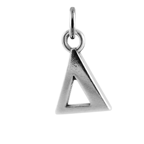 Sterling Silver Greek Delta Charm