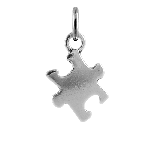 Sterling Silver Jigsaw Puzzle Charm