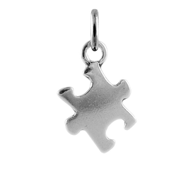 Sterling Silver Jigsaw Puzzle Charm