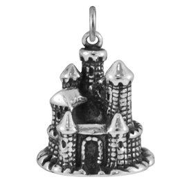 Sterling Silver Fairytale Castle Charm