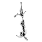 Sterling Silver Hanging Monkey Charm