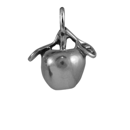 Sterling Silver Apple Charm