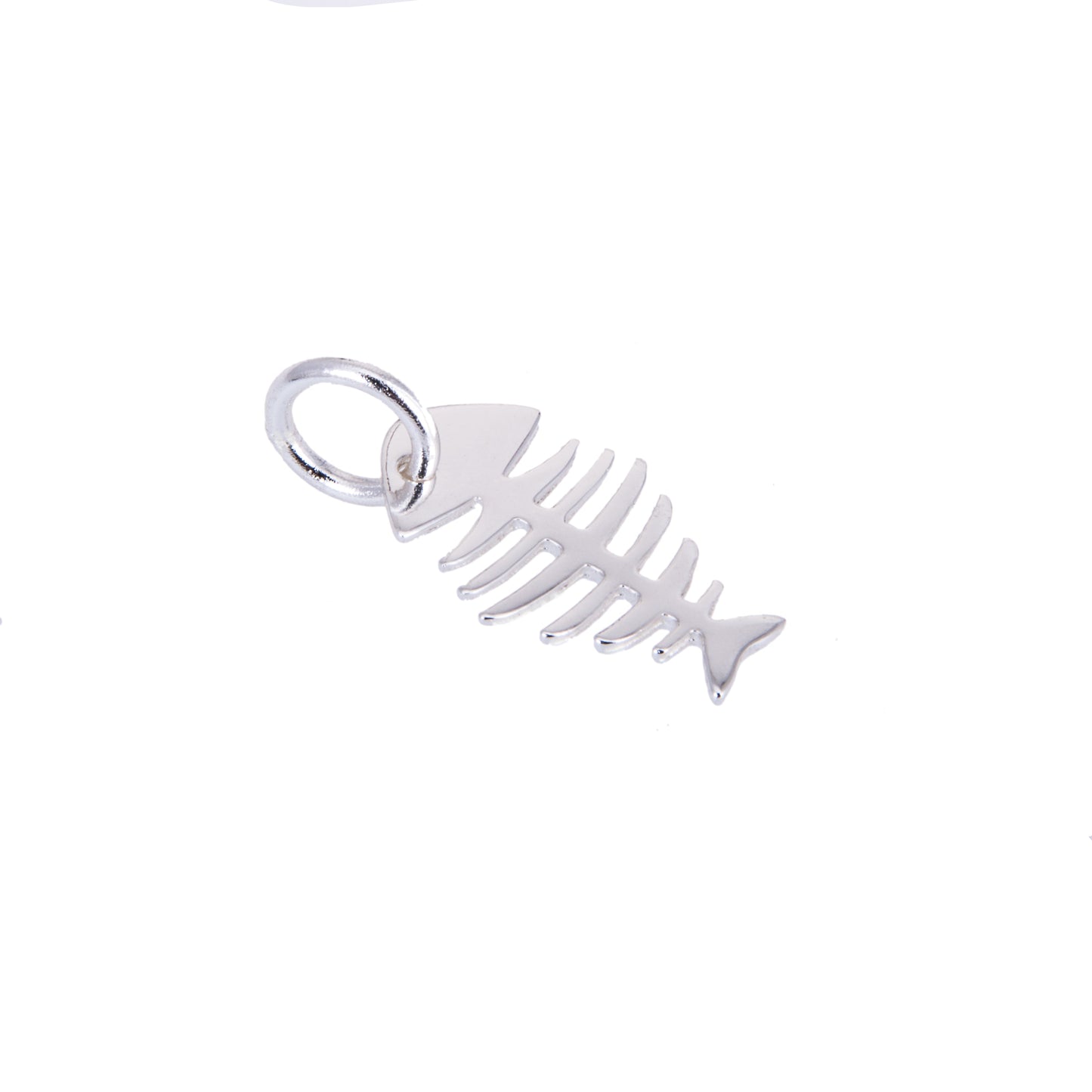 Sterling Silver Fish Bones Charm