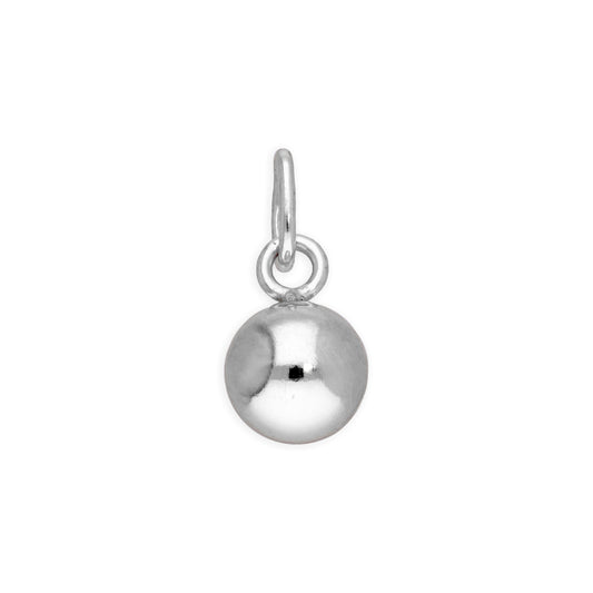 Sterling Silver 6mm Plain Ball Charm