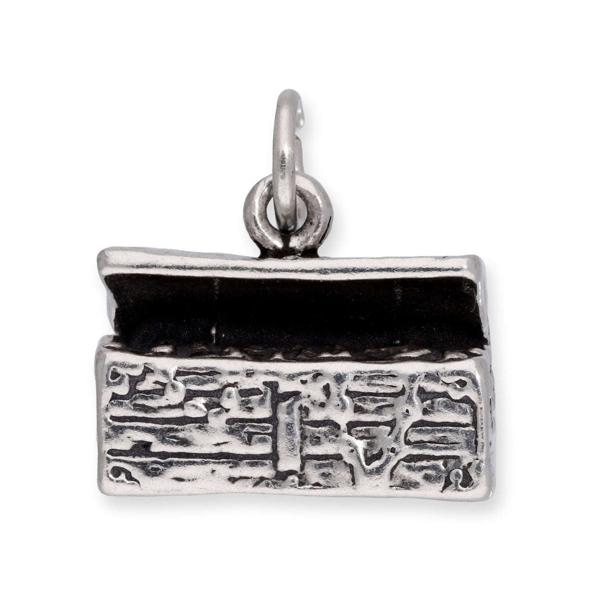 Sterling Silver Open Treasure Chest Charm