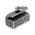 Sterling Silver Open Treasure Chest Charm