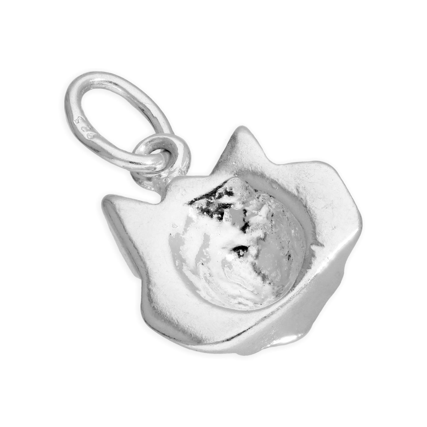 Sterling Silver Enamel Christmas Present Charm