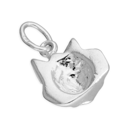 Sterling Silver Enamel Christmas Present Charm