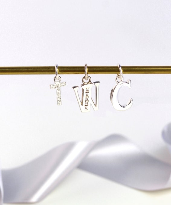 Microphone Charm in Sterling Silver