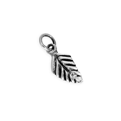 Sterling Silver Little Leaf Charm