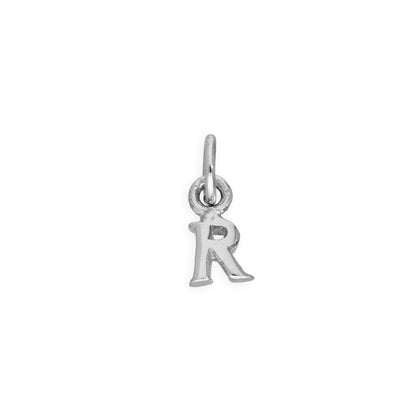 Tiny Sterling Silver Alphabet Letter Charm A - Z