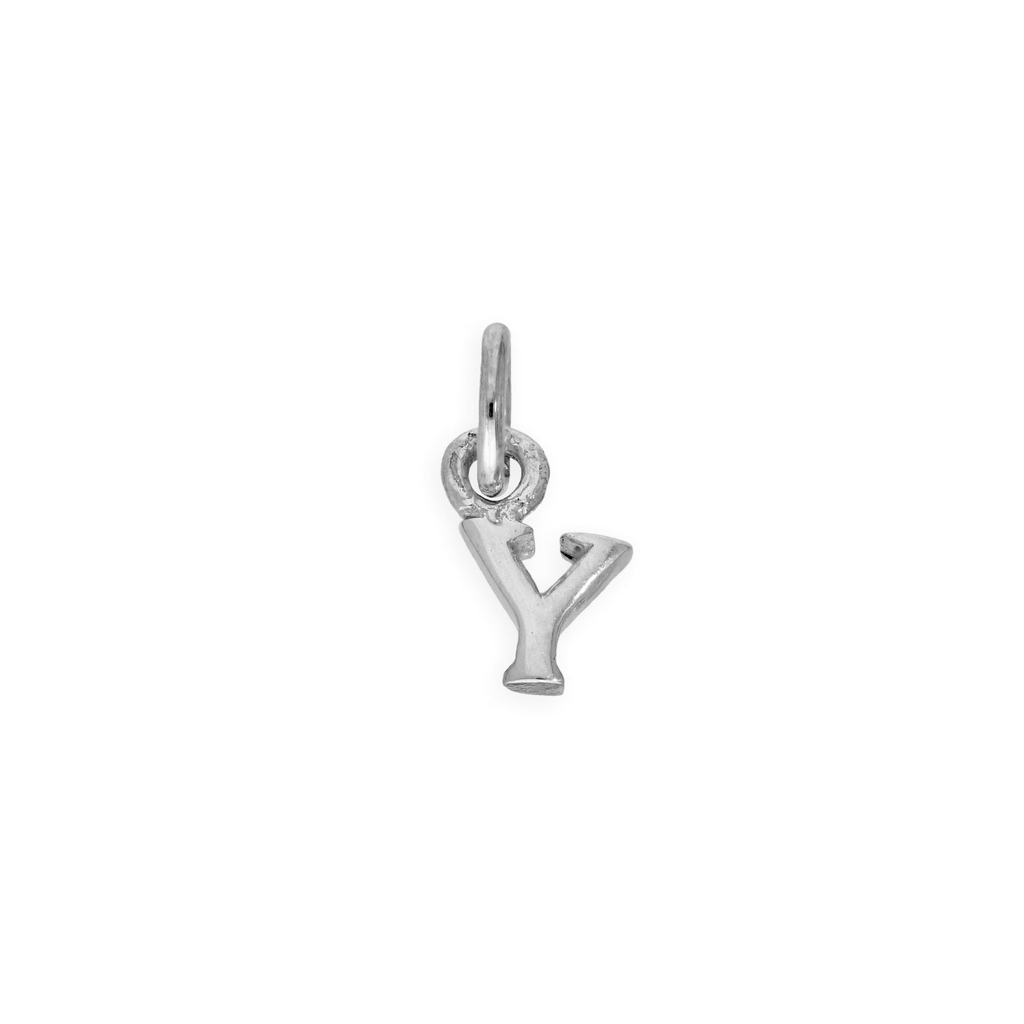 Tiny Sterling Silver Alphabet Letter Charm A - Z