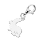 Sterling Silver Rabbit Clip on Charm
