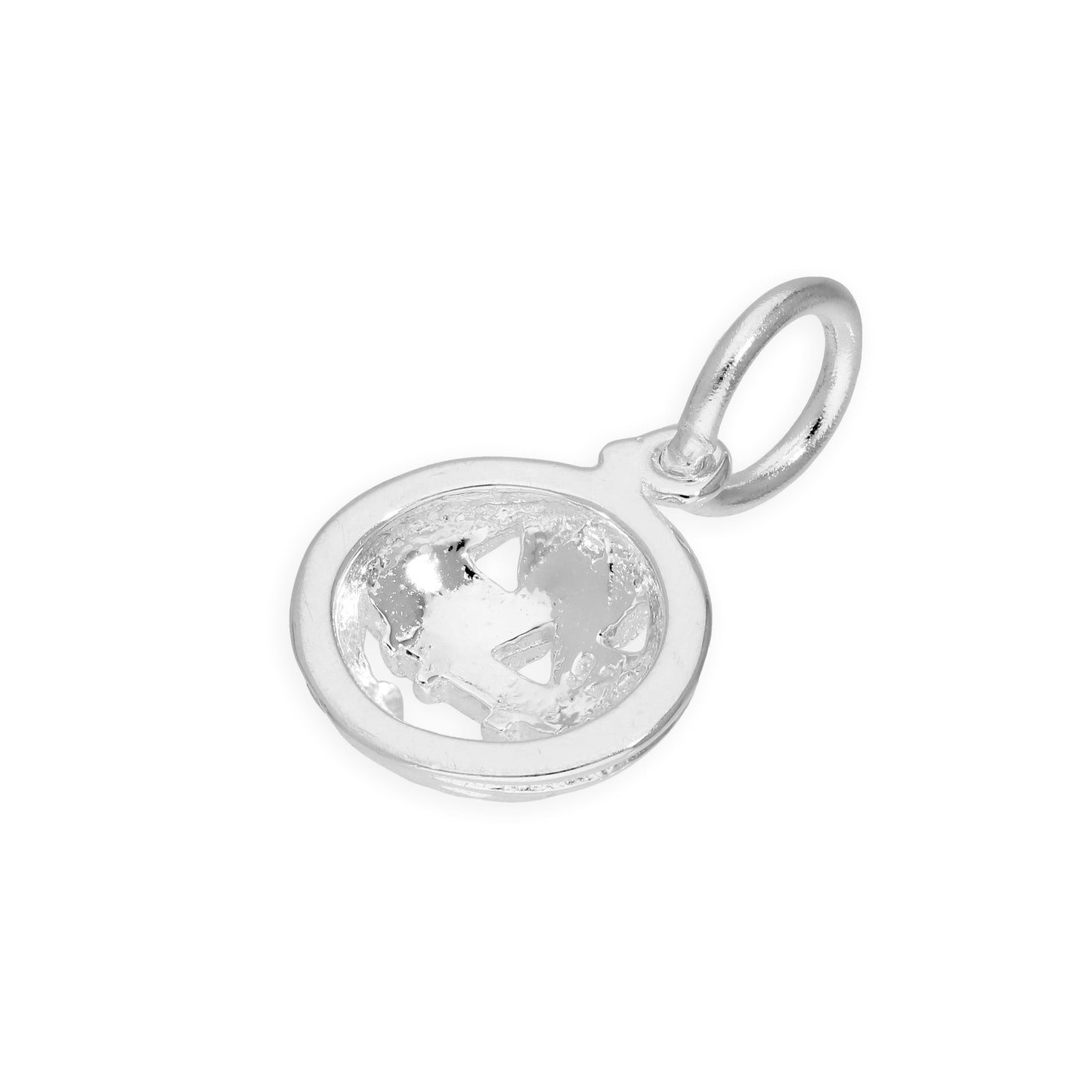 Sterling Silver Halloween Pumpkin Charm