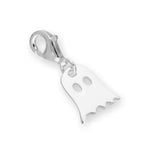 Sterling Silver Ghost Clip on Charm