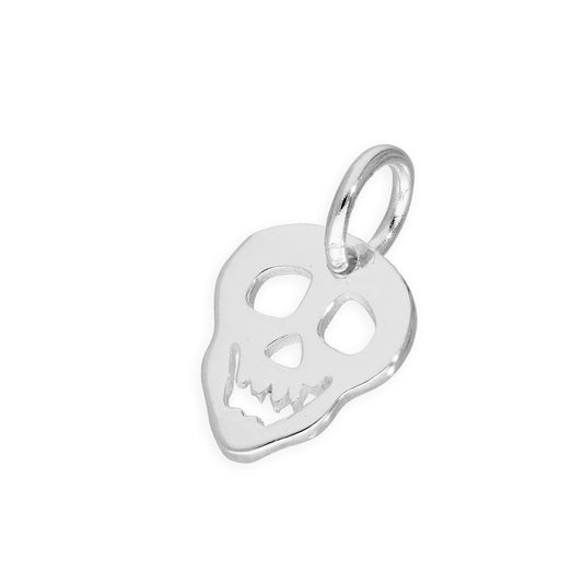 Sterling Silver Smiling Skull Charm