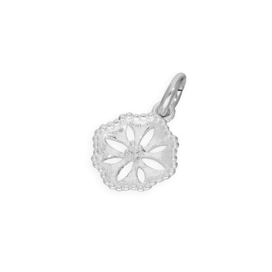 Sterling Silver Cut Out Flower Charm
