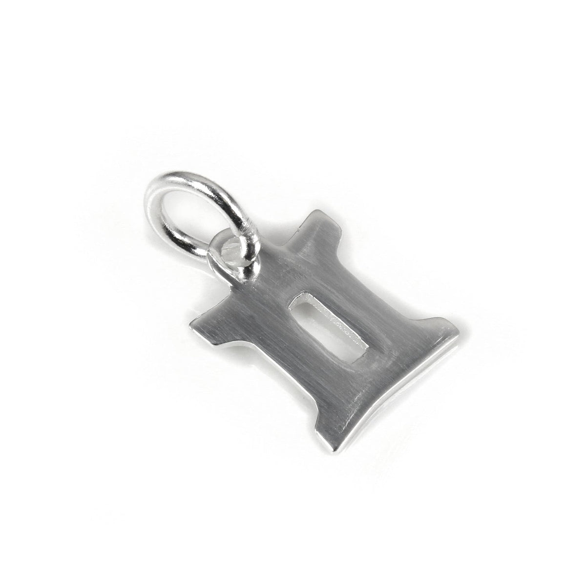 Small Sterling Silver 2D Gemini Gemini Symbol Charm