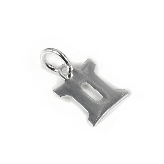 Small Sterling Silver 2D Gemini Gemini Symbol Charm