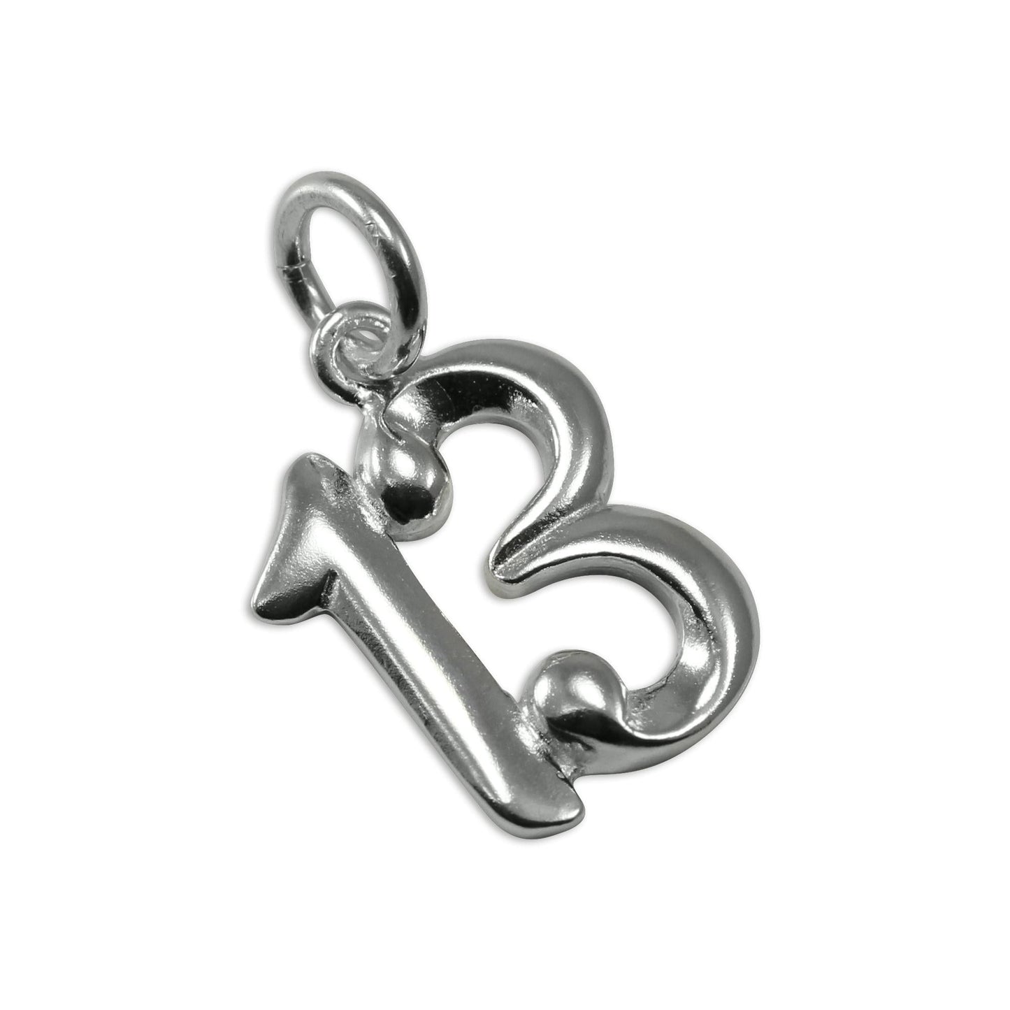 Sterling Silver Birthday Number Charms