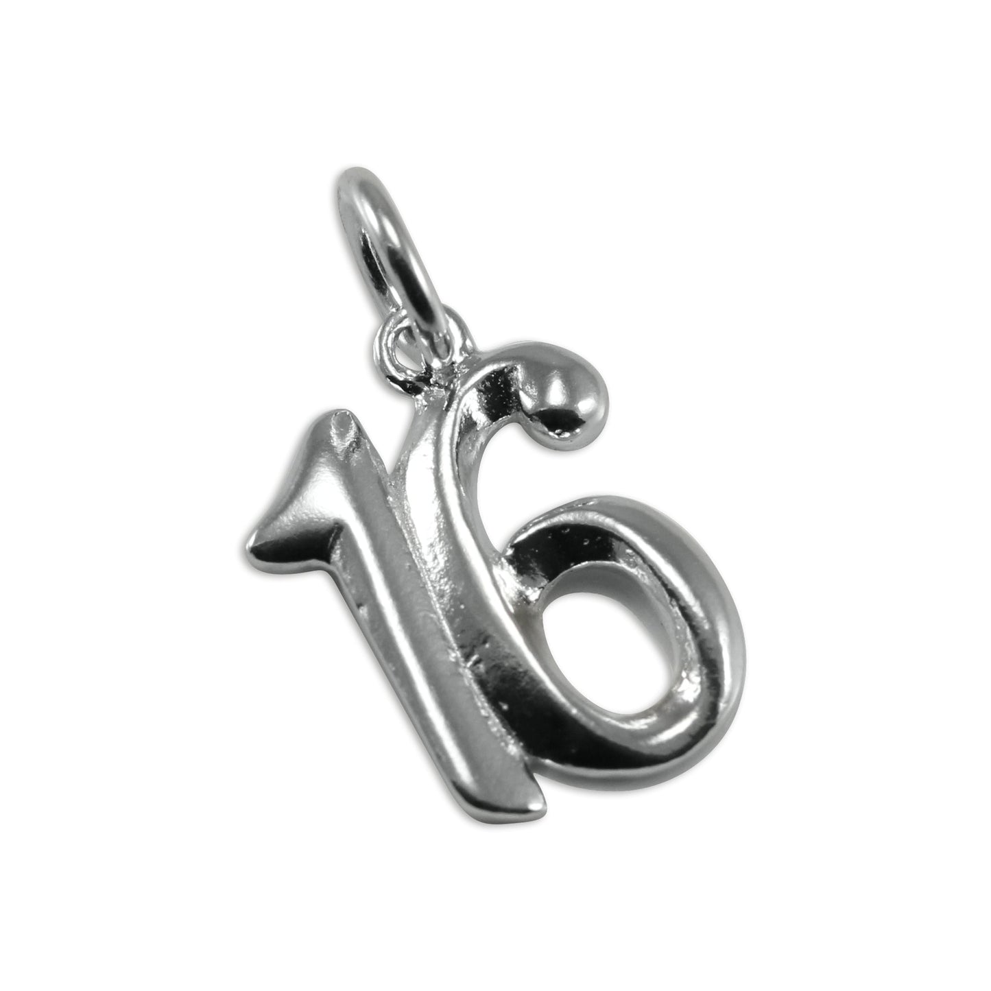 Sterling Silver Birthday Number Charms