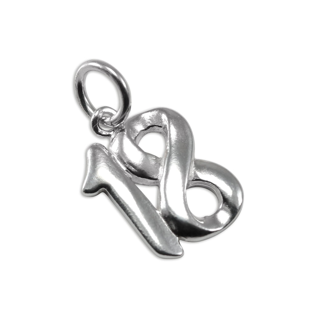 Sterling Silver Birthday Number Charms