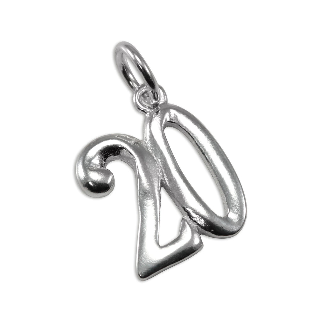 Sterling Silver Birthday Number Charms
