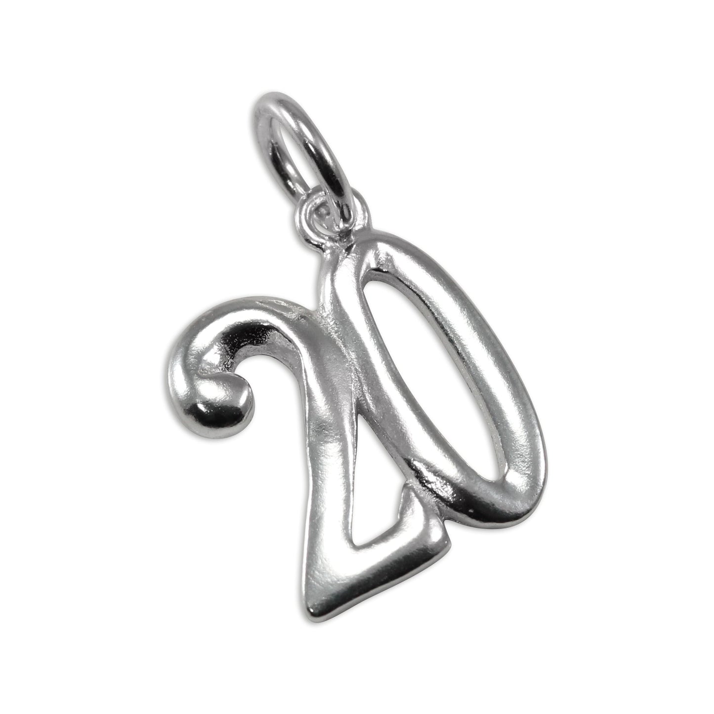 Sterling Silver Birthday Number Charms