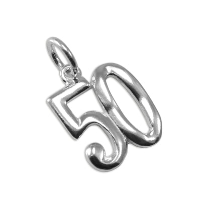 Sterling Silver Birthday Number Charms