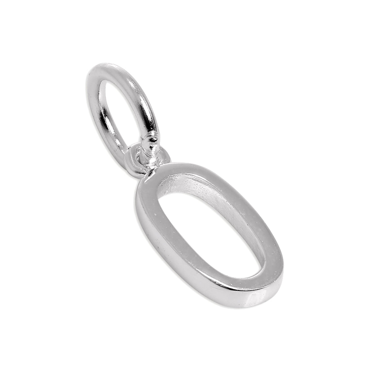 Sterling Silver Initial Number Charm 0-9