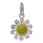 Gold Plated & Sterling Silver Daisy Flower Charm
