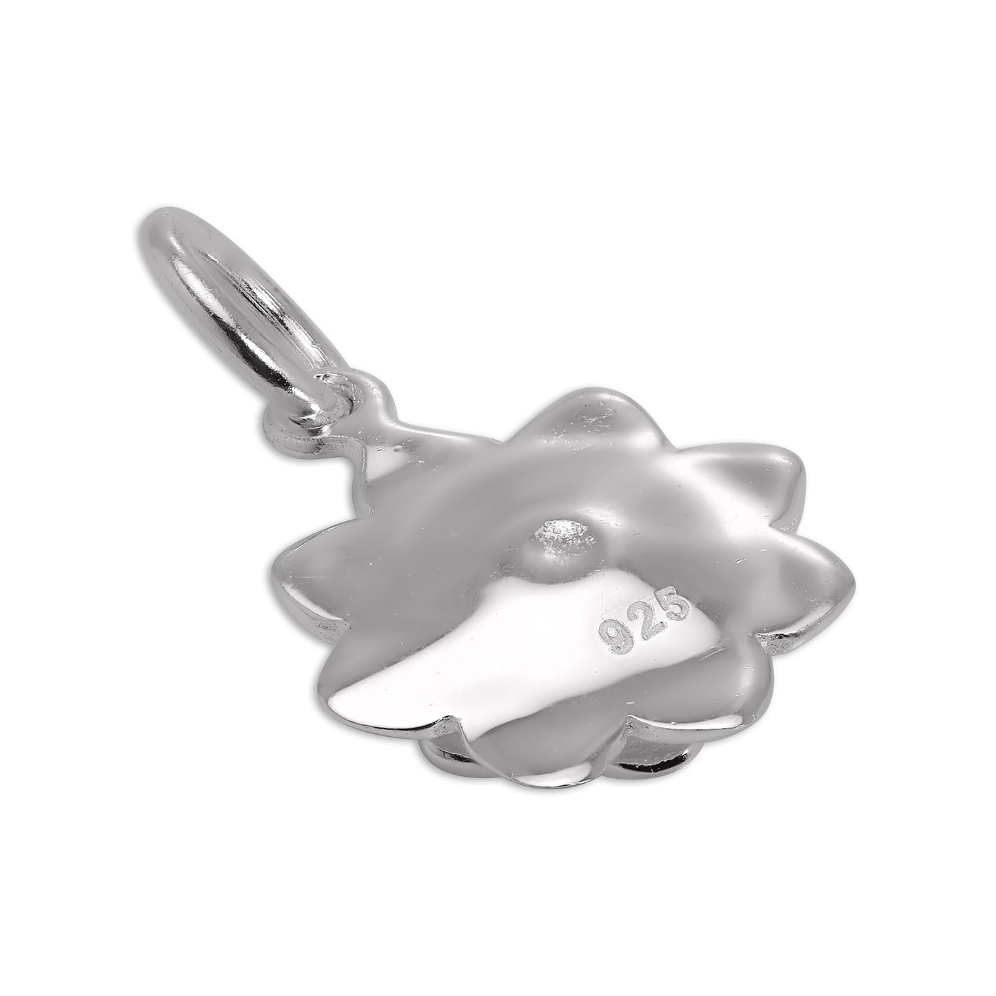 Sterling Silver Flower Head Charm