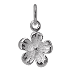 Simple Sterling Silver Flower Charm