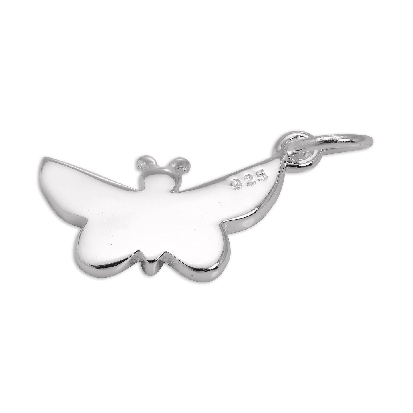 Sterling Silver & Enamel Butterfly Charm