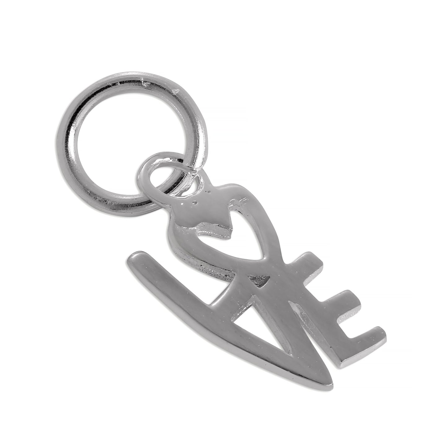 Sterling Silver Love Charm