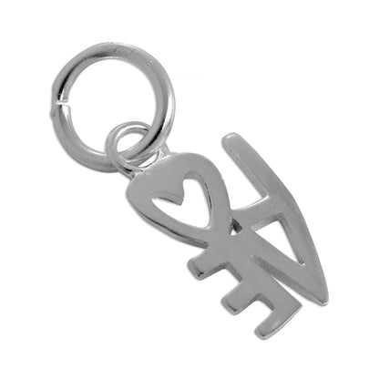 Sterling Silver Love Charm