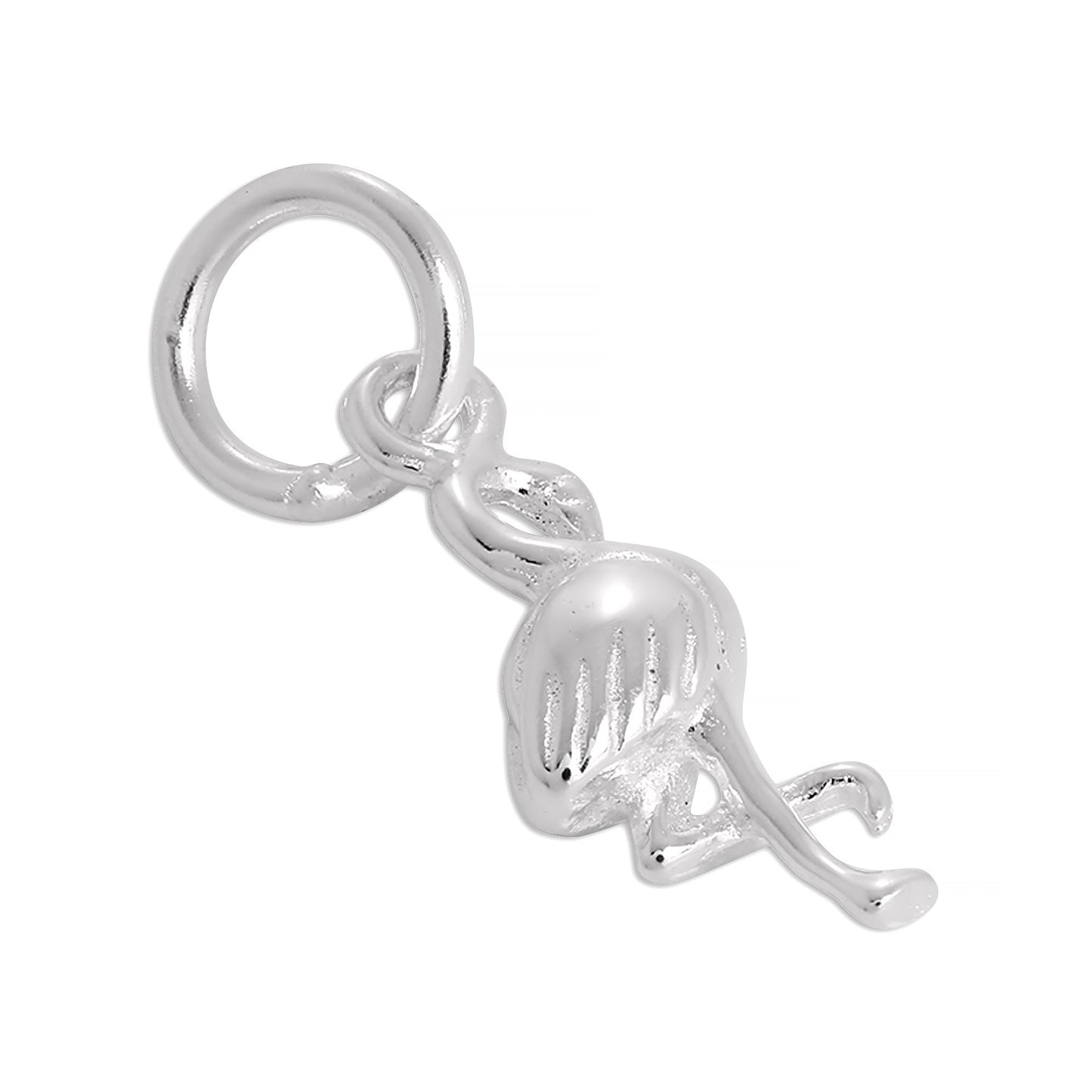 Sterling Silver Flamingo Charm